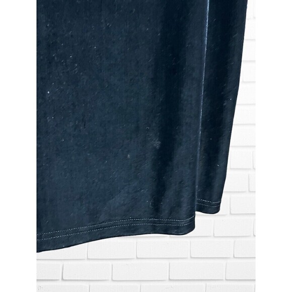 Vtg Danielle Casey Sears Women's Size 16W Dress Velour Floral USA Gothic 90s - Picture 7 of 11